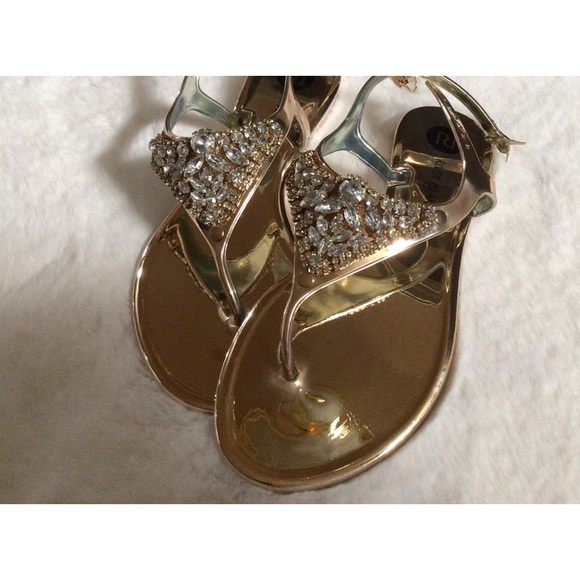 Rose gold sandals - Picture 3 of 4